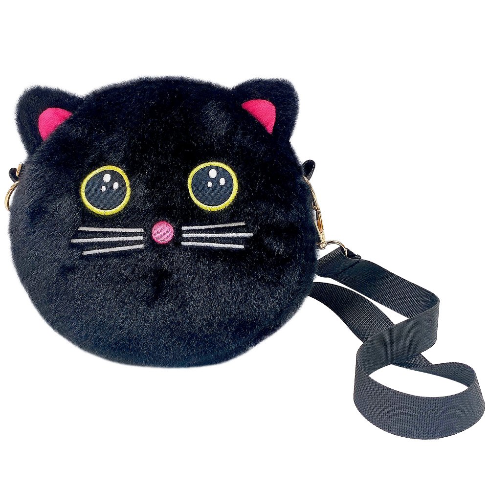 Bolsa em Pelúcia Coleção Cat Black
