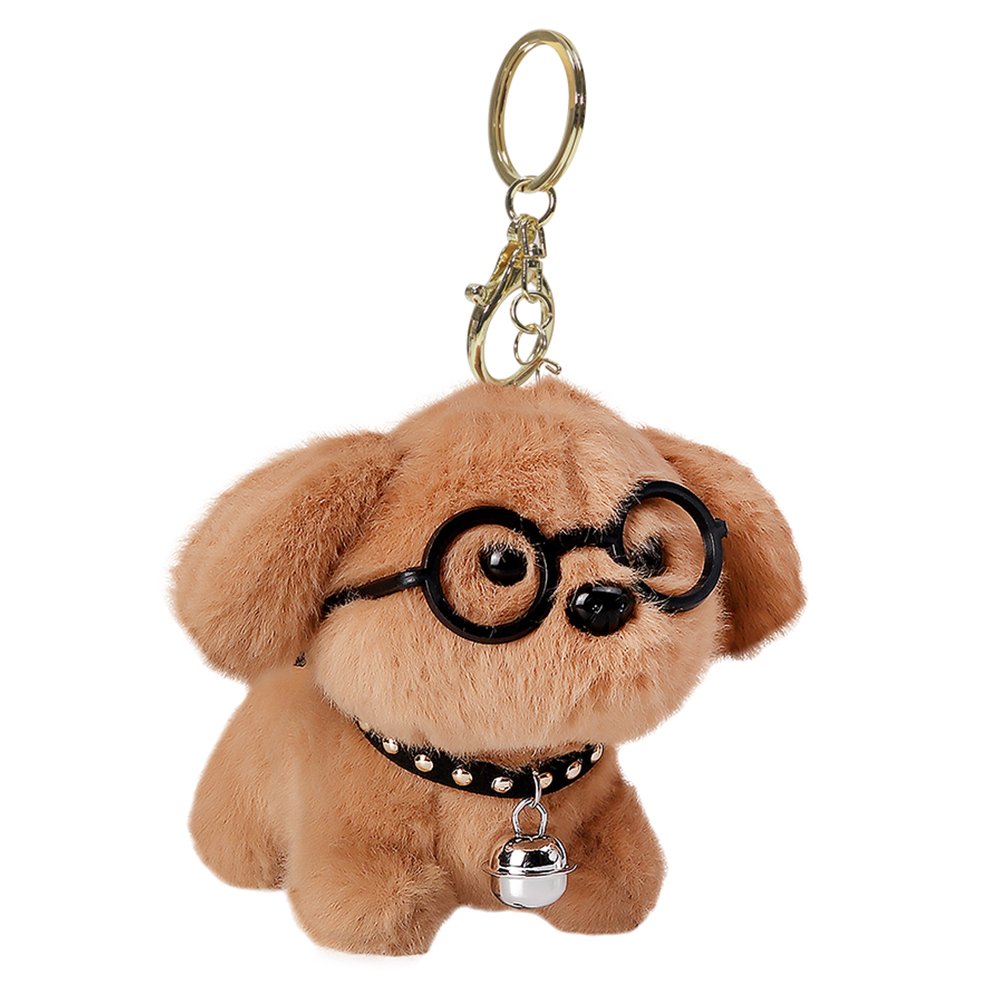 Pelúcia Chaveiro Au-Au com Óculos 12cm