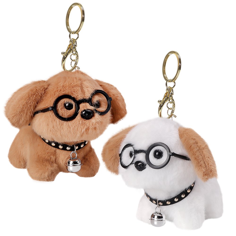 Pelúcia Chaveiro Au-Au com Óculos 12cm